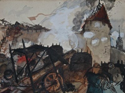 レオ・シュヌグの描いた戦争の絵