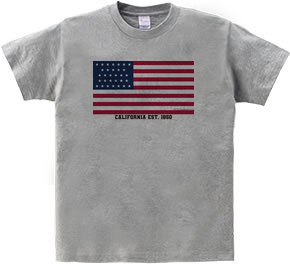 カリフォルニア1850 デザイン 半袖Tシャツ [5.6oz]
