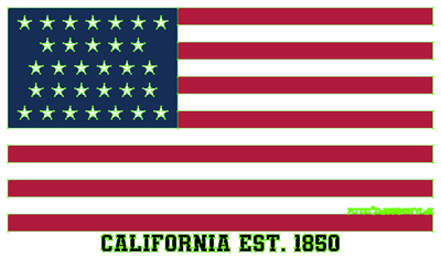 カリフォルニア1850 デザインTシャツ