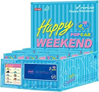 POP MART POPCAR Happy Weekend シリーズ 合金&ABS&PVC製 トレーディングフィギュア 9個入りBOX