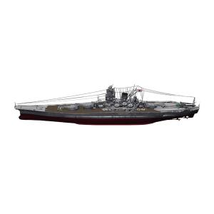 フジミ 1/700 帝国海軍シリーズ No.2 日本海軍戦艦 武蔵（昭和17年/竣工時）フルハルモデル プラモデル