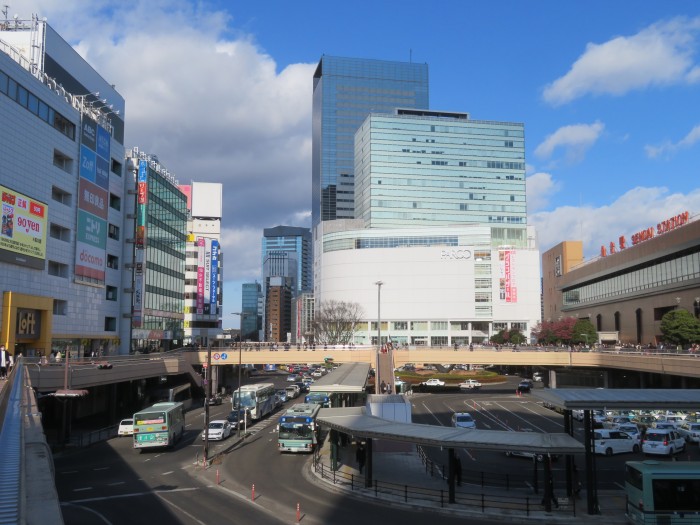 仙台駅周辺の景観