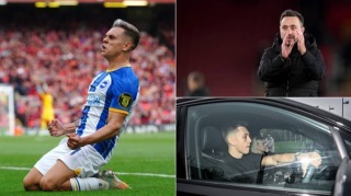 Leandro Trossard is banished from first-team training by Brighton boss Roberto De Zerbi