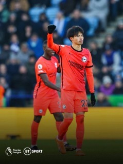 Leicester 0 - [1] Brighton - Kaoru Mitoma great goal