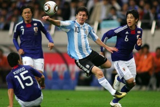 Japan vs Messi 2011 friendly match