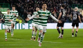 Celtic [3]-1 St Mirren - Reo Hatate goal penalty