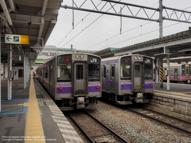 JR東日本 701系 東北本線 盛岡駅 2022.3.13撮影