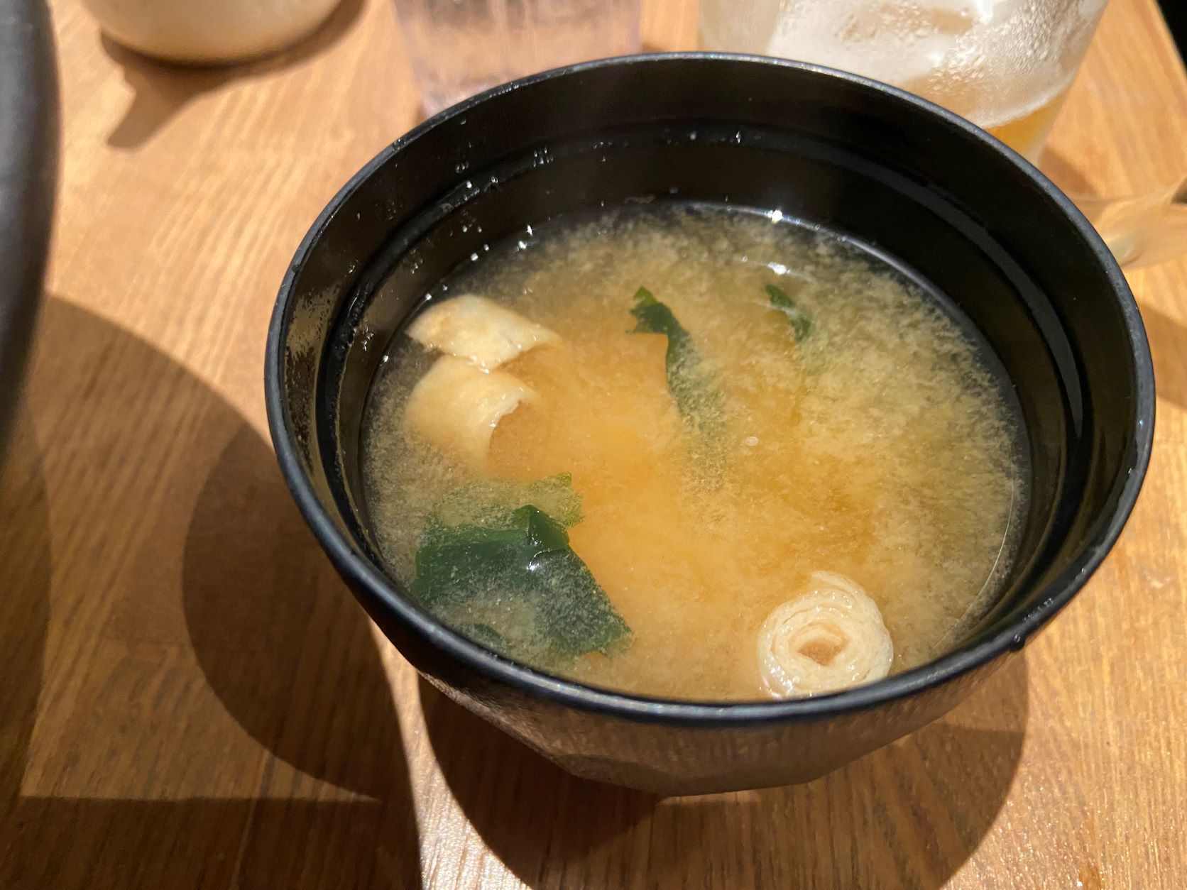 山よし　北海道丼　味噌汁