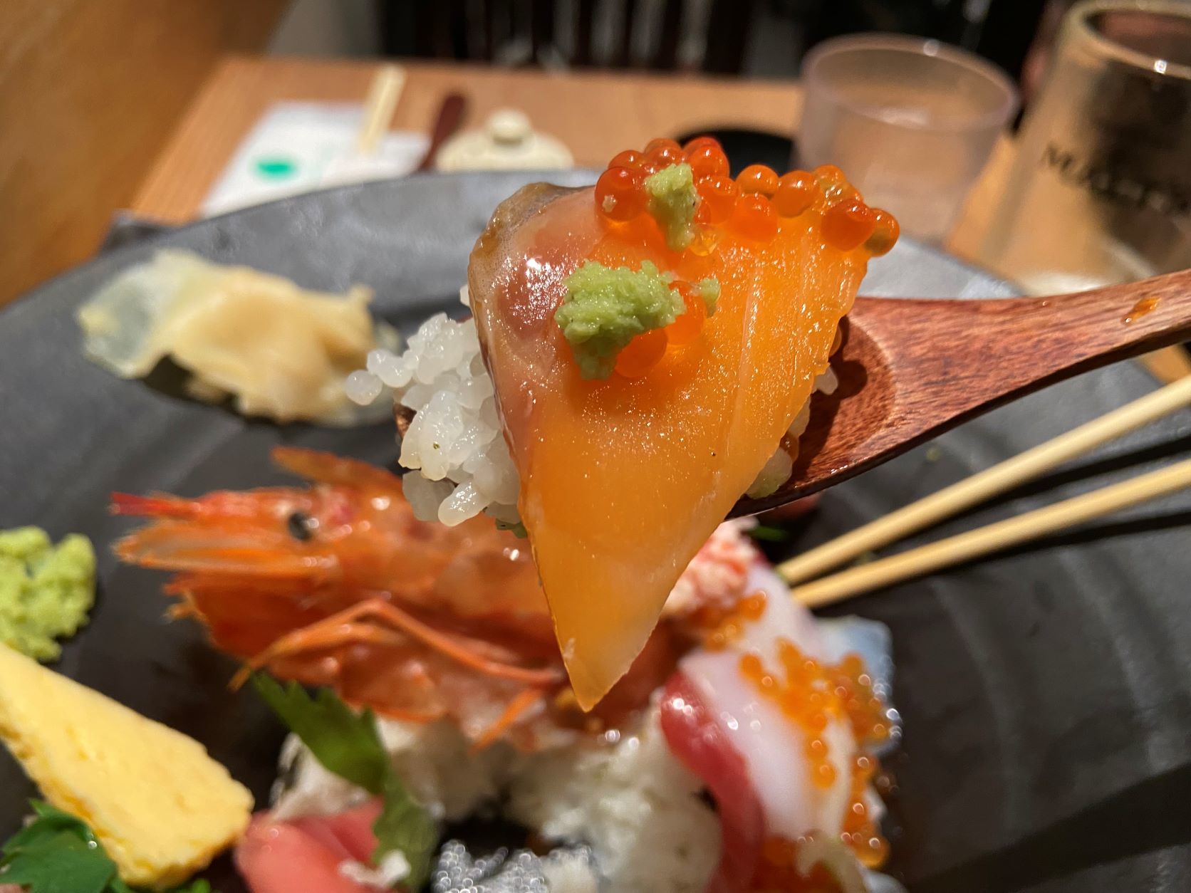 山よし　北海道丼　サーモン