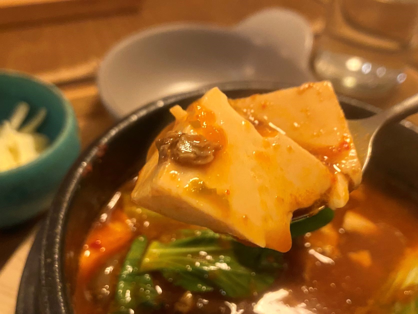 タニガキ　辛鍋　豆腐